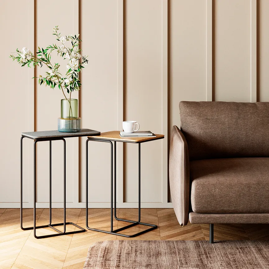 2-Satz Tisch milieu