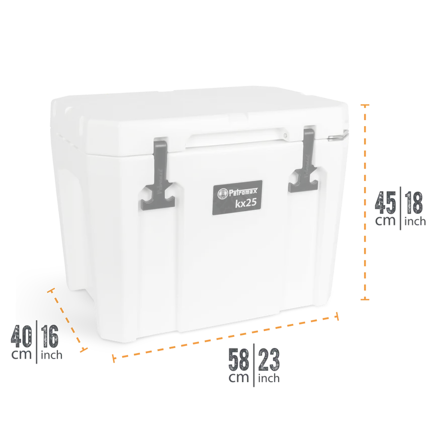 Kühlbox 25l schwarz detail