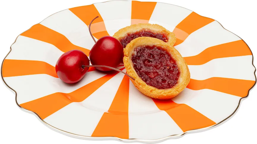 Frühstücksteller "Harlequin" detail