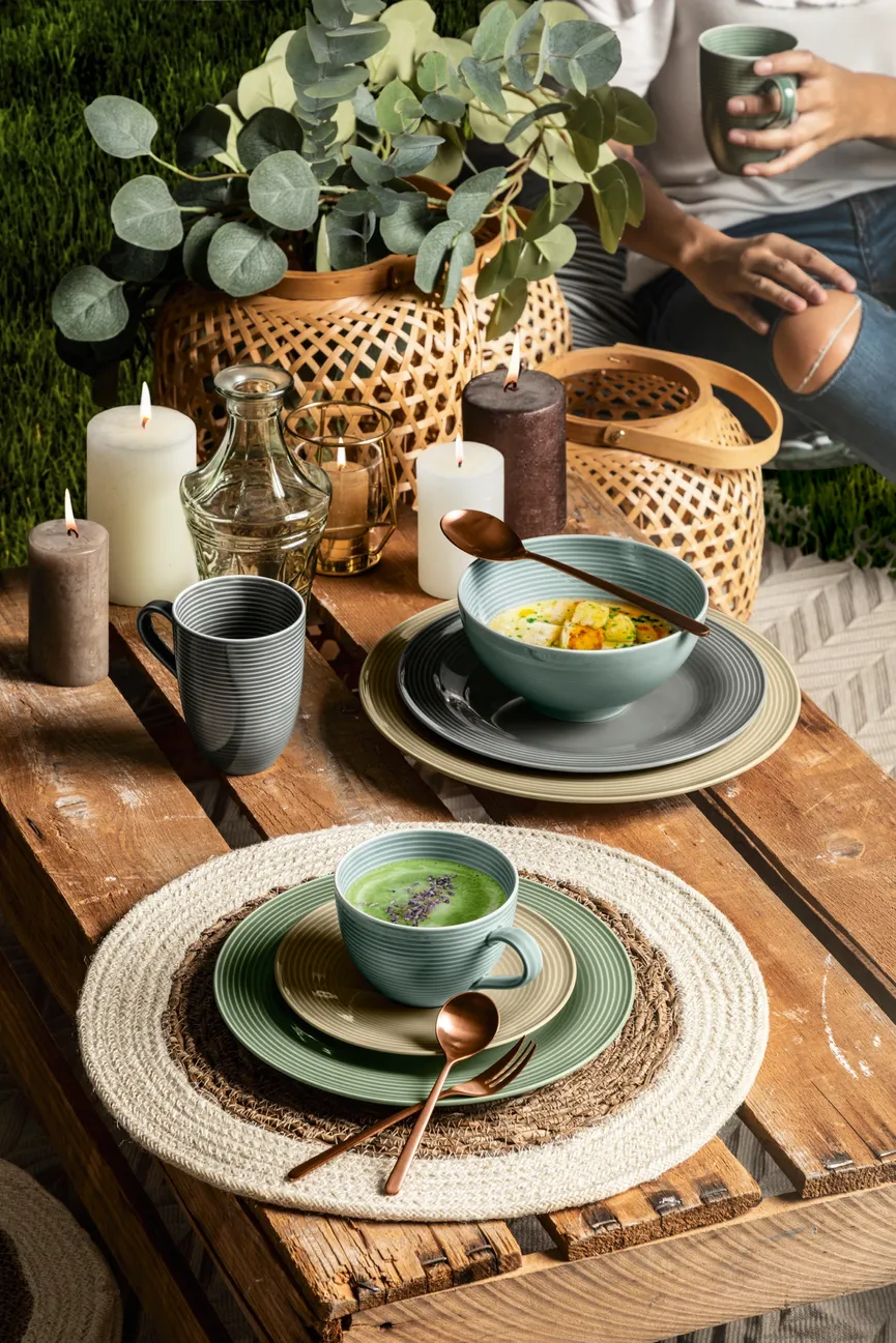 Speiseteller "Beat" sandbeige milieu