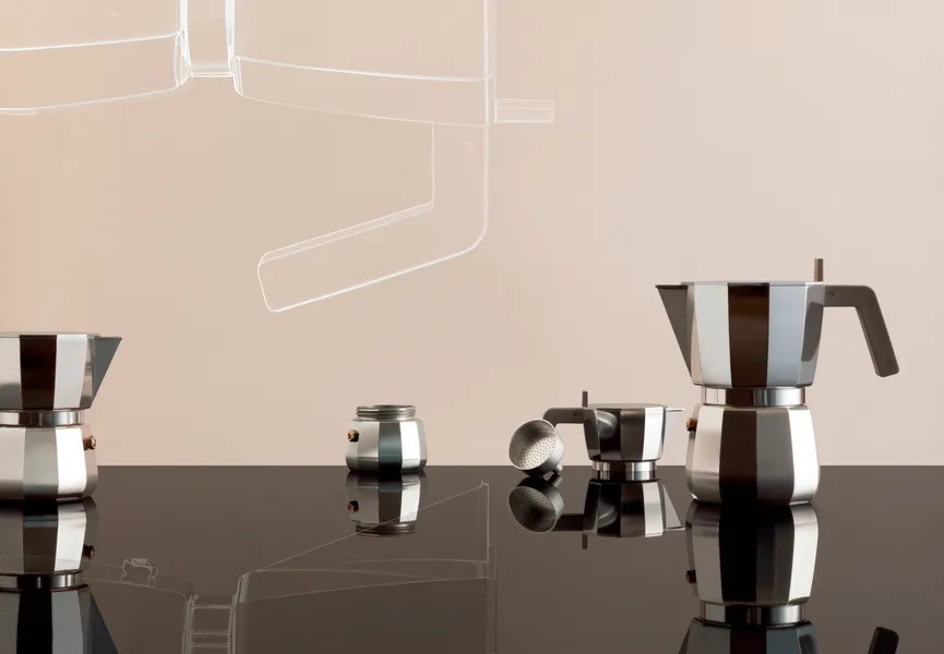 Espressokocher "Mokka" 150 ml milieu