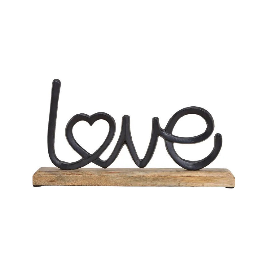 Schriftzug "Love" schwarz hauptaufnahme