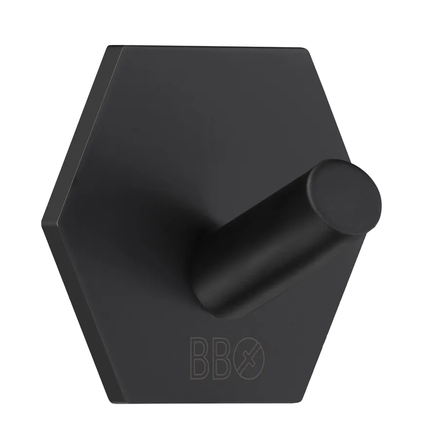 Design Haken Hexagon schwarz hauptaufnahme