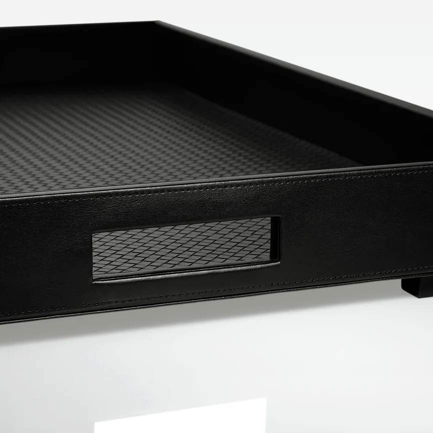 Tablett "Homeline" XL schwarz detail