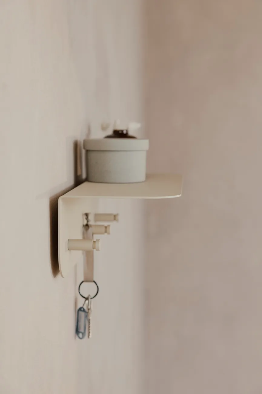 Wandgarderobe detail