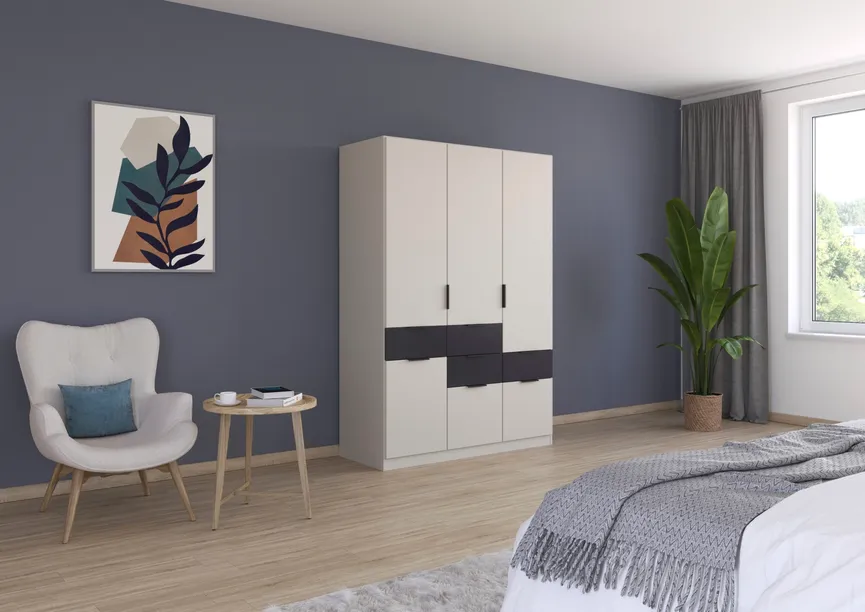 Drehtürenschrank 4-trg. milieu