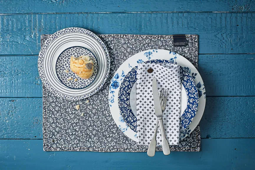 Speiseteller Rose 4tlg. milieu