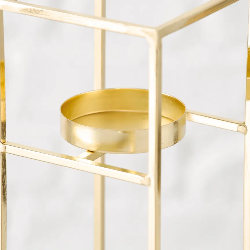 Windlicht "Tomba" gold 2er-Set detail