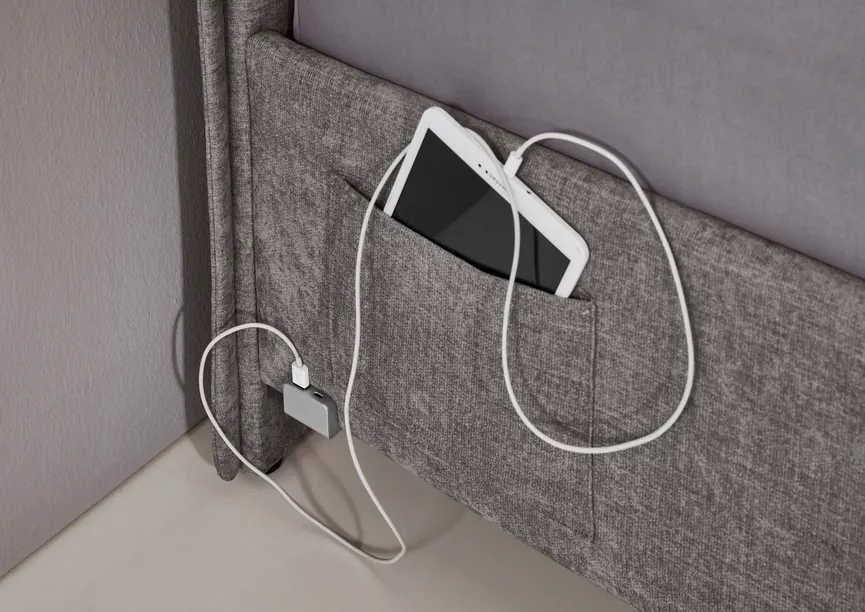 Polsterbett 90x200 cm detail