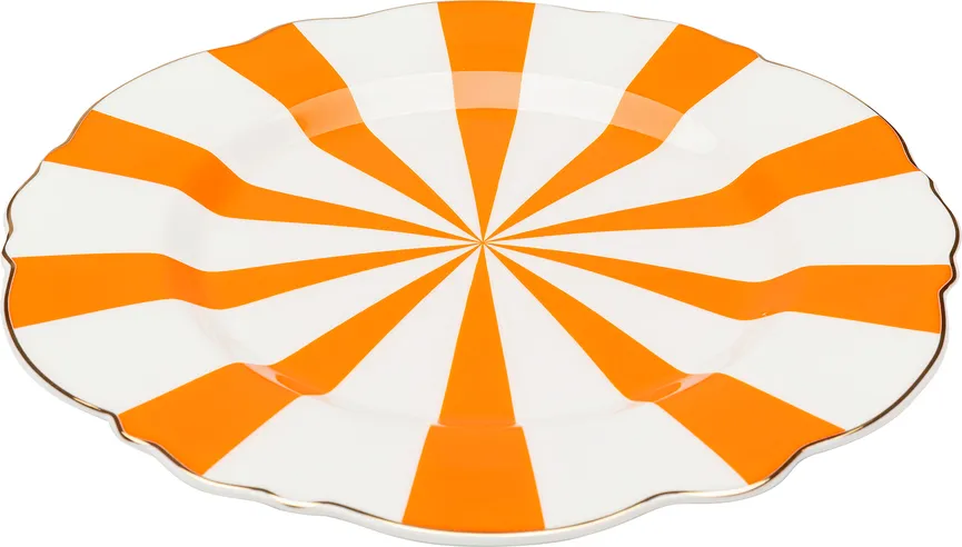 Frühstücksteller "Harlequin" detail