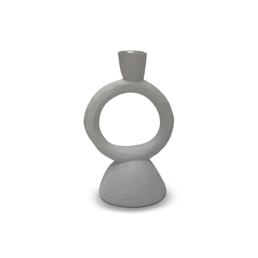 Kerzenhalter "Ring" weiß hauptaufnahme