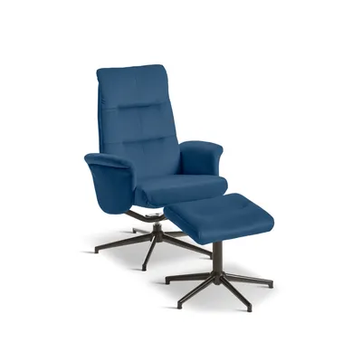 Sessel mit Hocker