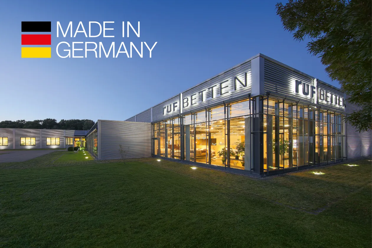 Stammsitz der Firma ruf betten - Tradition in Deutschland