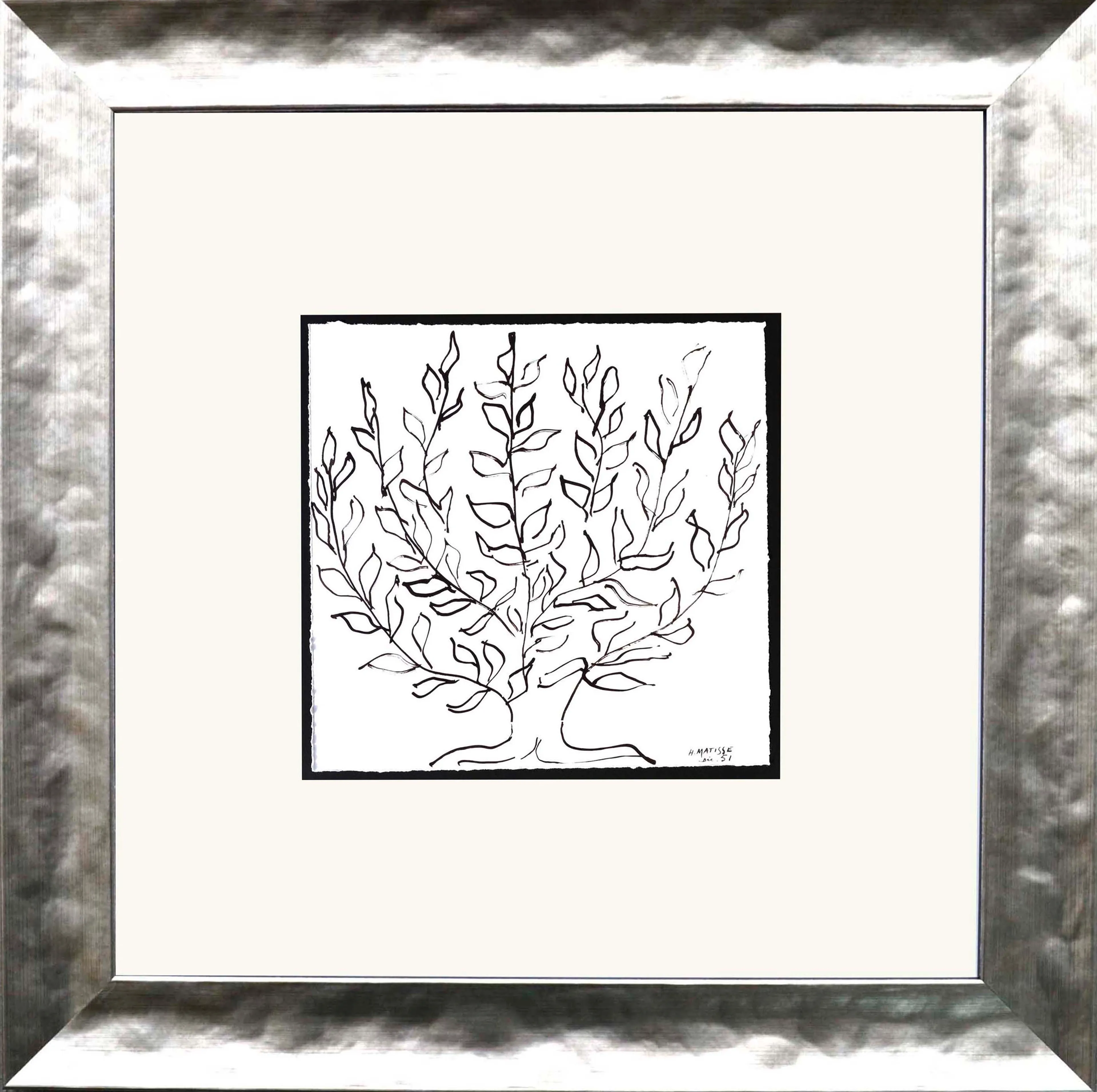 Wandbild 62 x 62 cm Baum
