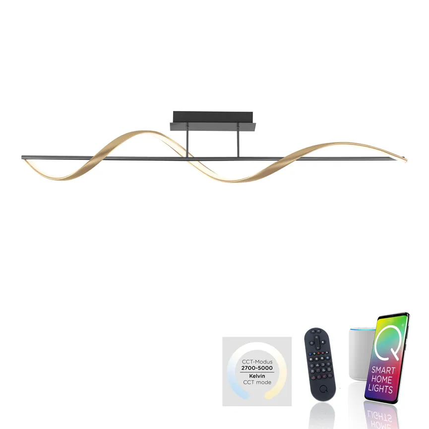 Deckenleuchte "Q-Swing" detail