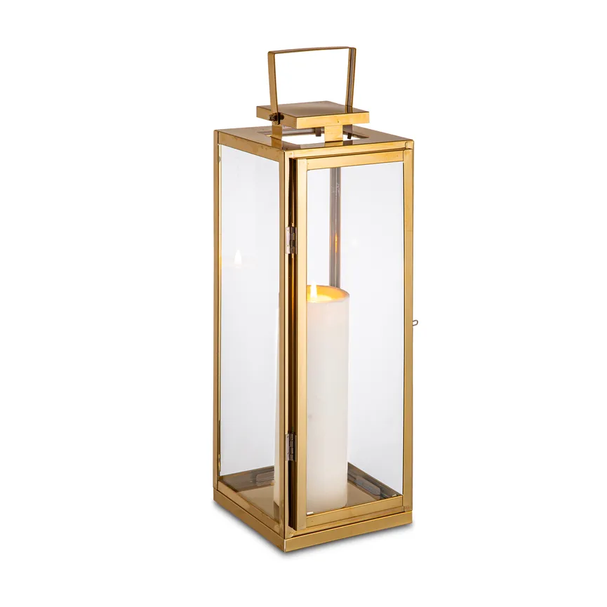 Laterne gold detail