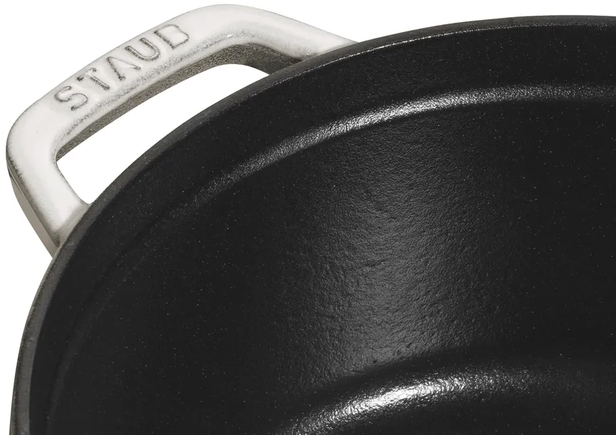 Cocotte rund Weisser Trüffel detail