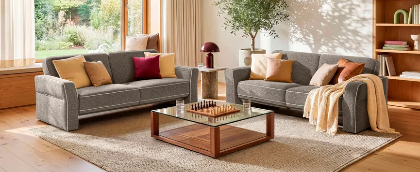 Oskar Sofa 2x84cm oF milieu