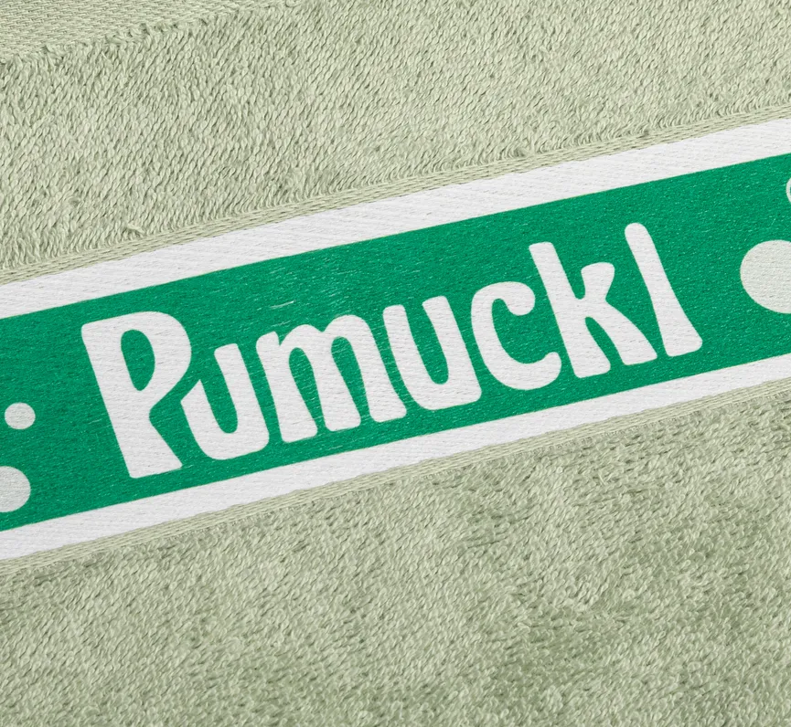 Handtuch "PUMUCKL" grün detail