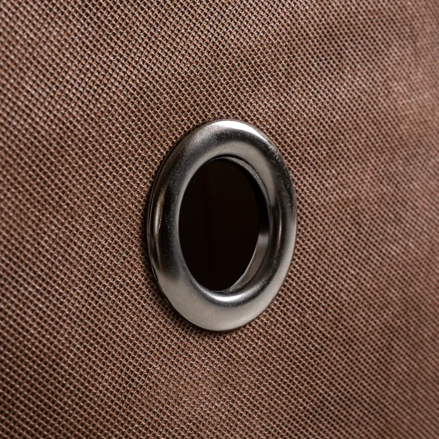 Aufbewahrungsbox dunkelbraun detail