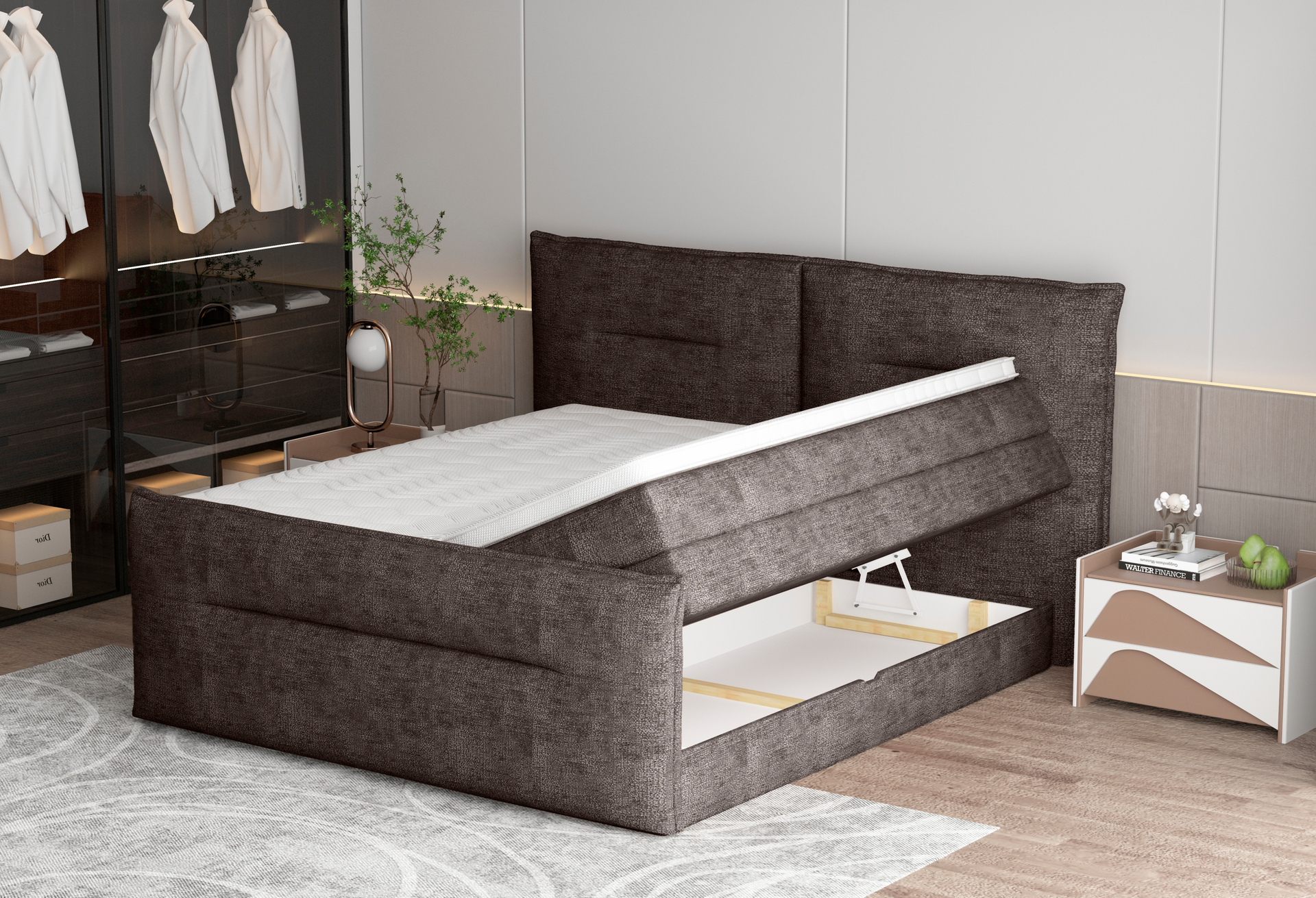 Boxspringbett LF 140x200 cm detail