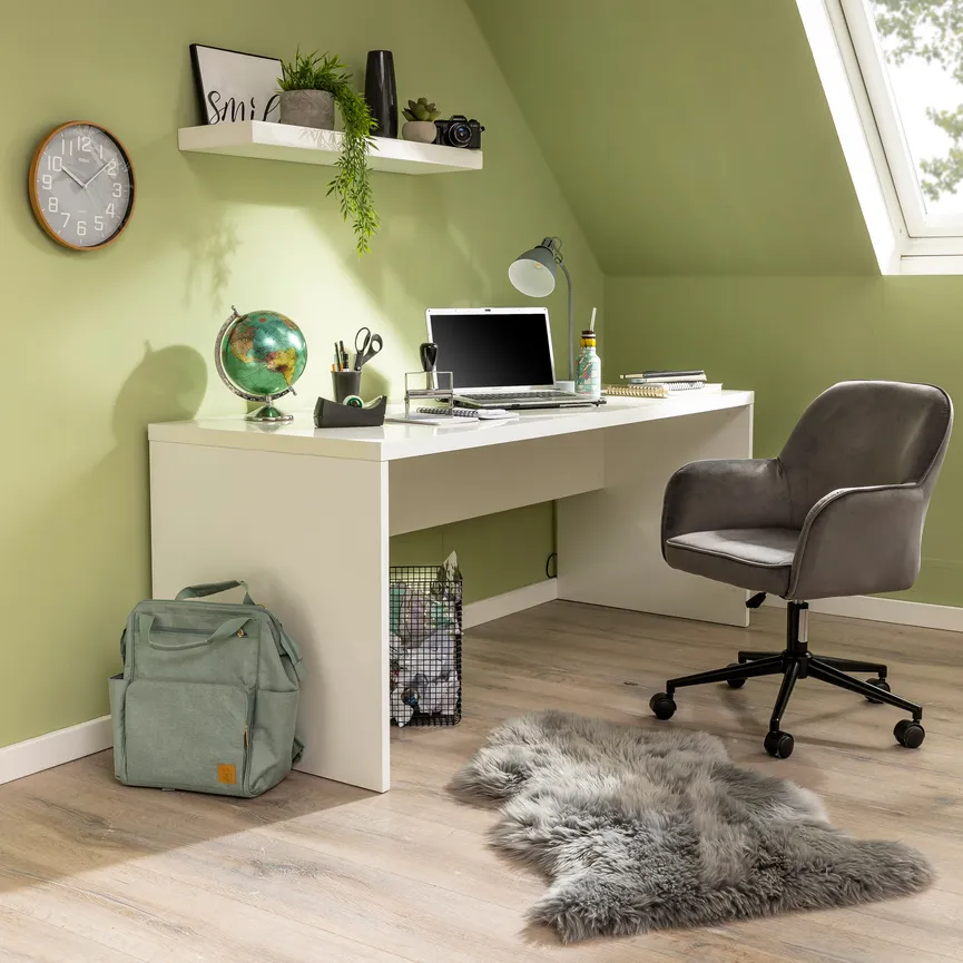 Wangenschreibtisch high gloss milieu