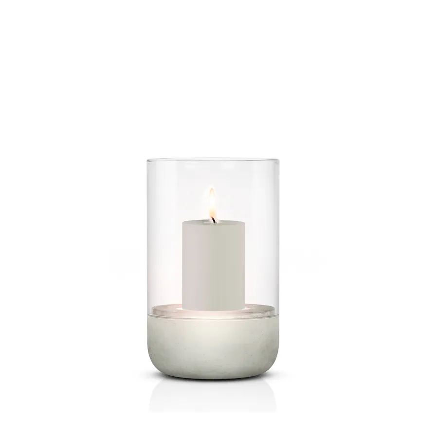 Windlicht "Calma" light grey hauptaufnahme