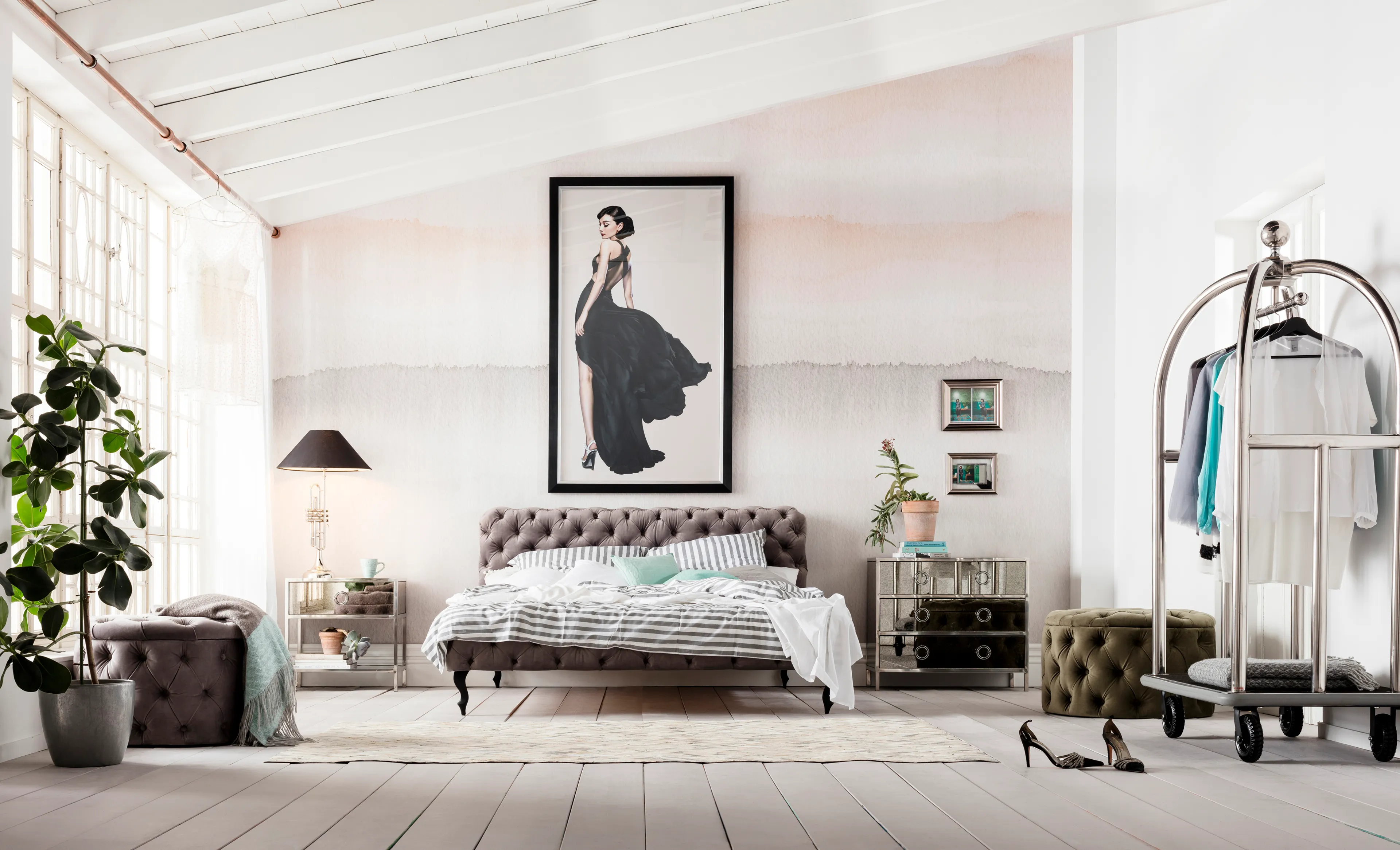 Polsterbett Desire Velvet 200 x 200 cm