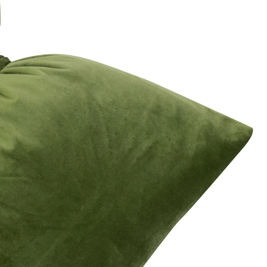 Kissen gefüllt  Samt apfel detail