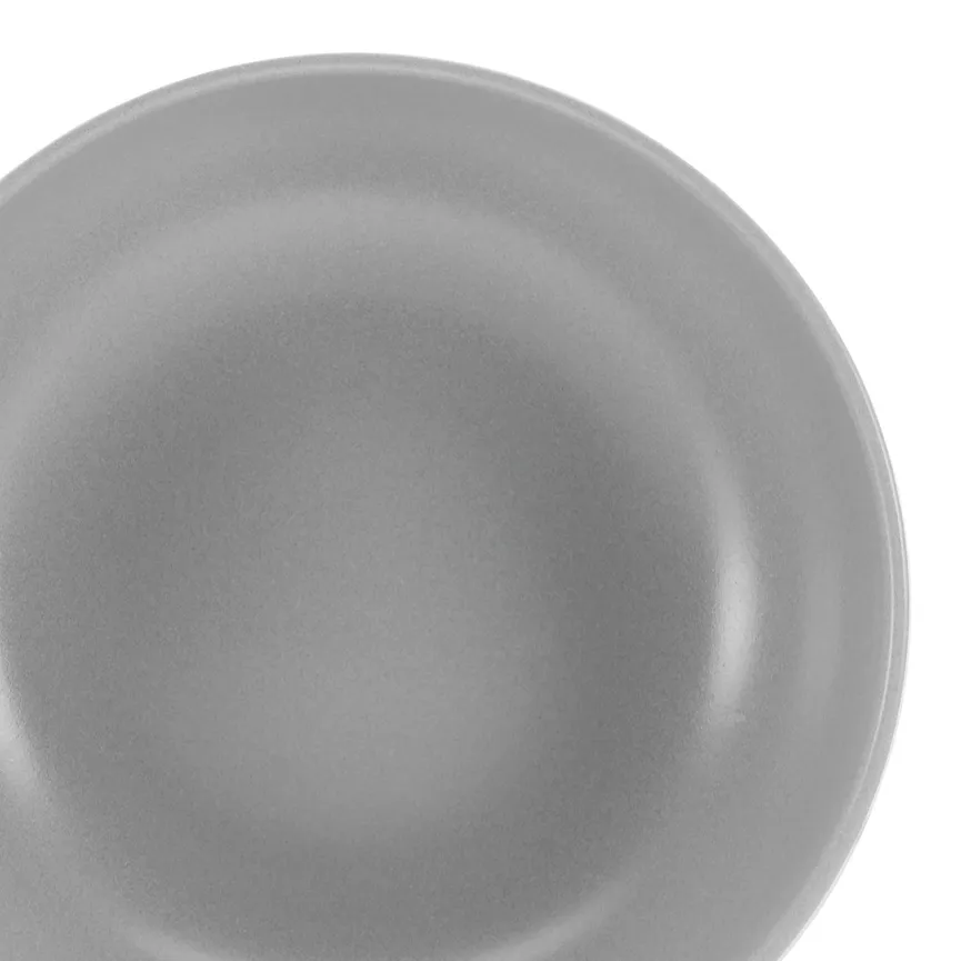 Suppenteller "Uno" grau detail
