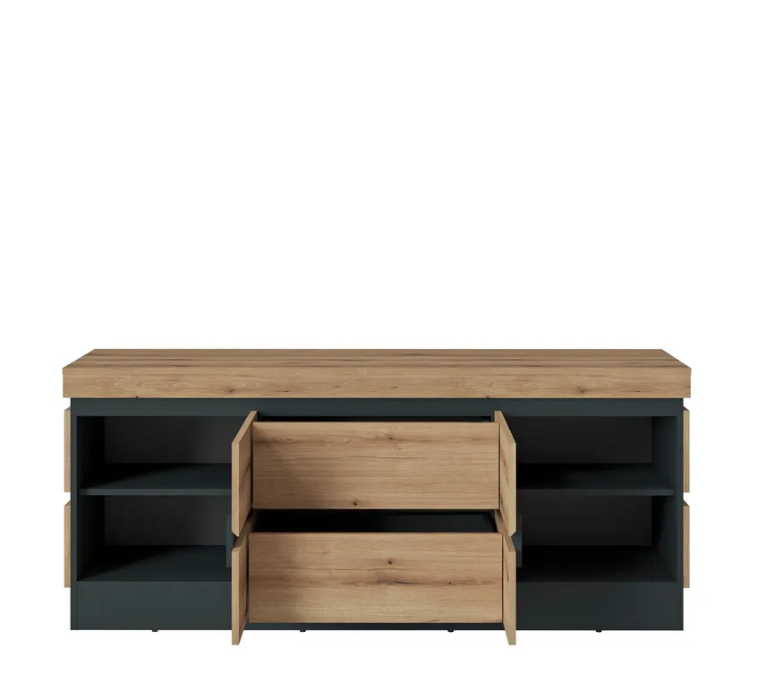 TV-Lowboard 2-trg., detail