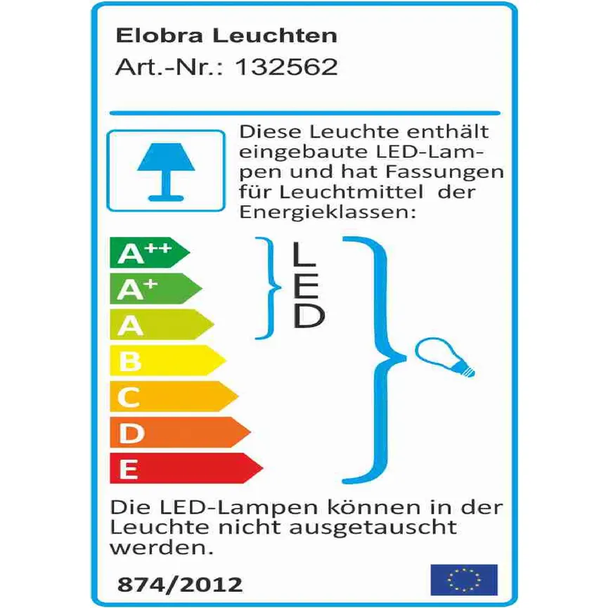 Deckenleuchte "Pferde" energielabel
