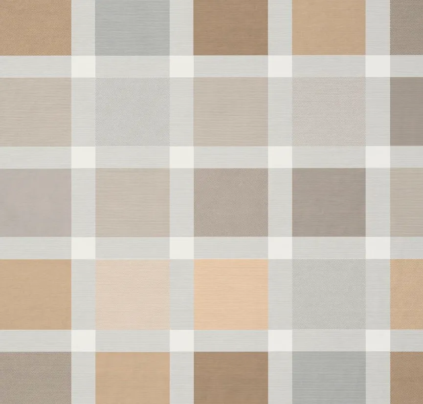 Wohndecke VIGO creme Karo material_farbe