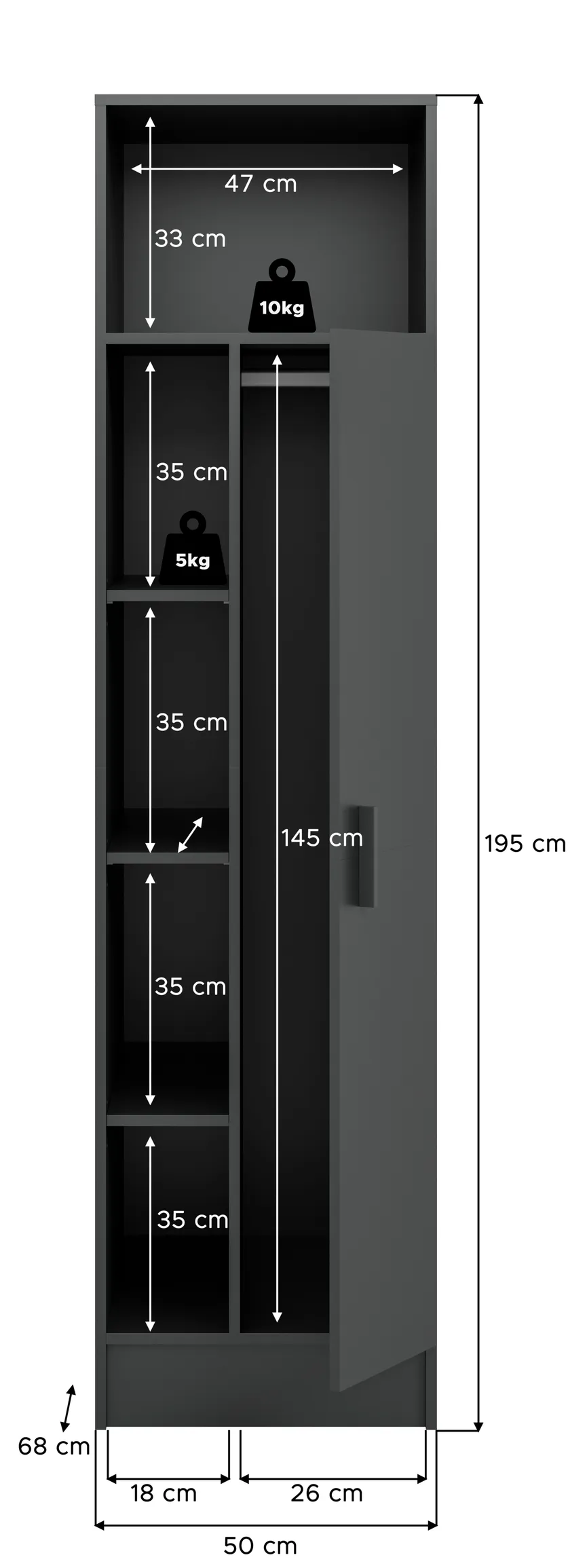 Universalschrank detail