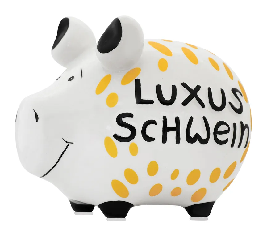 Sparschwein "Luxusschwein" hauptaufnahme