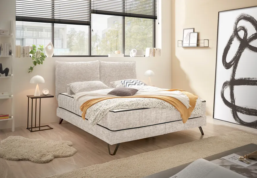 Boxspringbett 180x200 cm milieu