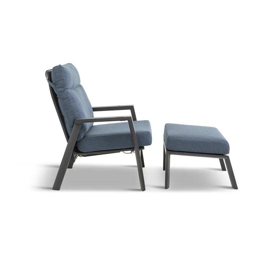 Loungesessel Blau detail