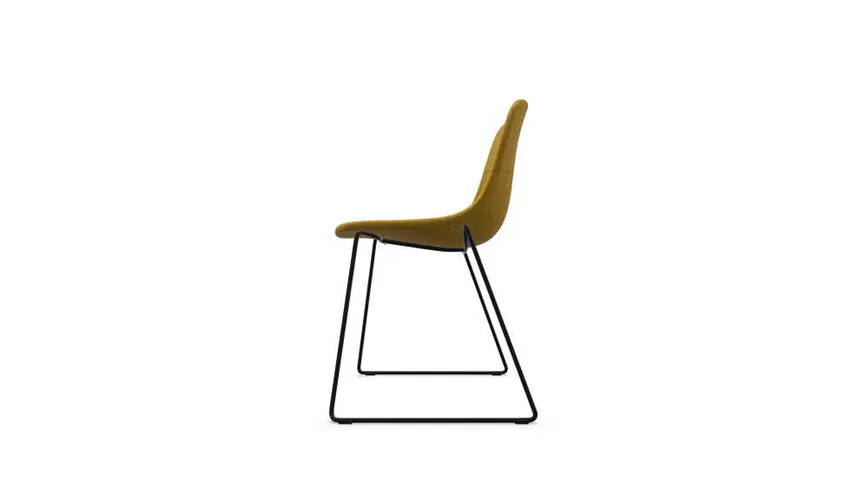 Stuhl Sled fully upholstered detail
