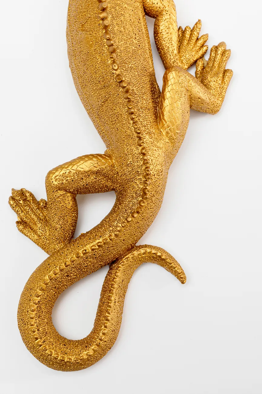 Wandobjekt "Lizard" Eidechse detail