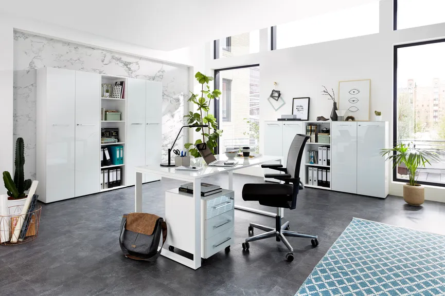 Aktenschrank weiß milieu
