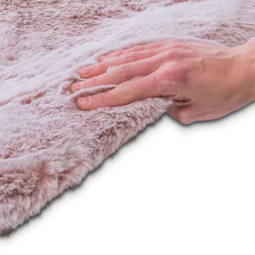 Fellteppich melange detail