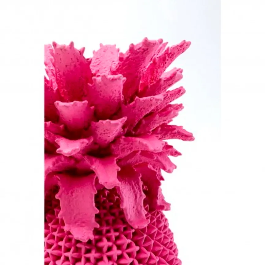 Vase "Pineapple" rosa detail