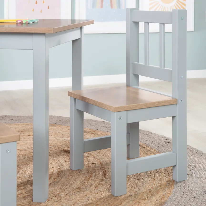 Kindersitzgruppe natur/taupe detail