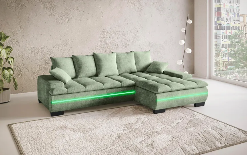 Ecksofa+LED milieu