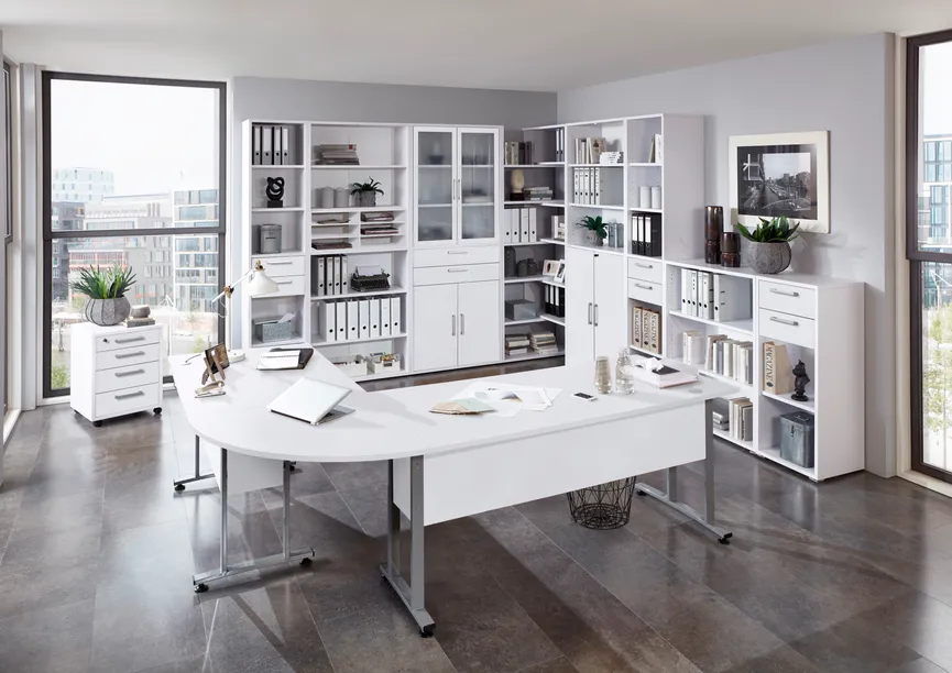 Glastüren-Set satiniert detail