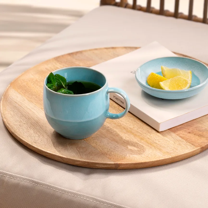 Becher "Perlemor" 290 ml aqua milieu