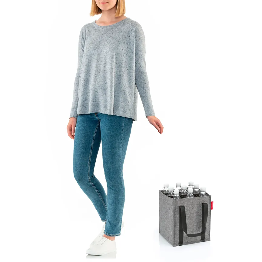 Bottlebag "twist silver" detail