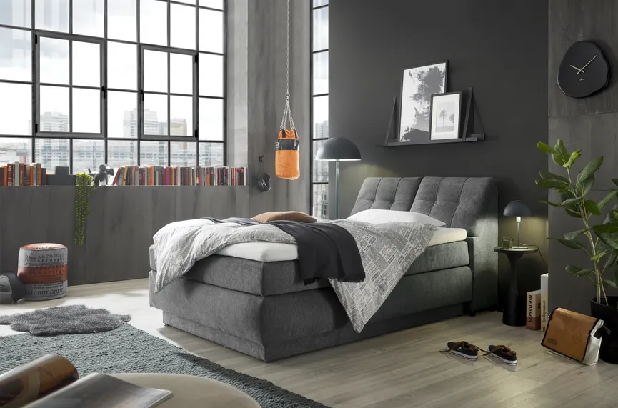 Boxspringbett 140 milieu