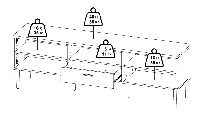 TV-Lowboard detail