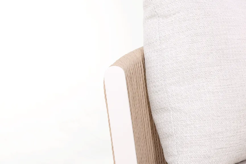 Sonnenliege Creme detail